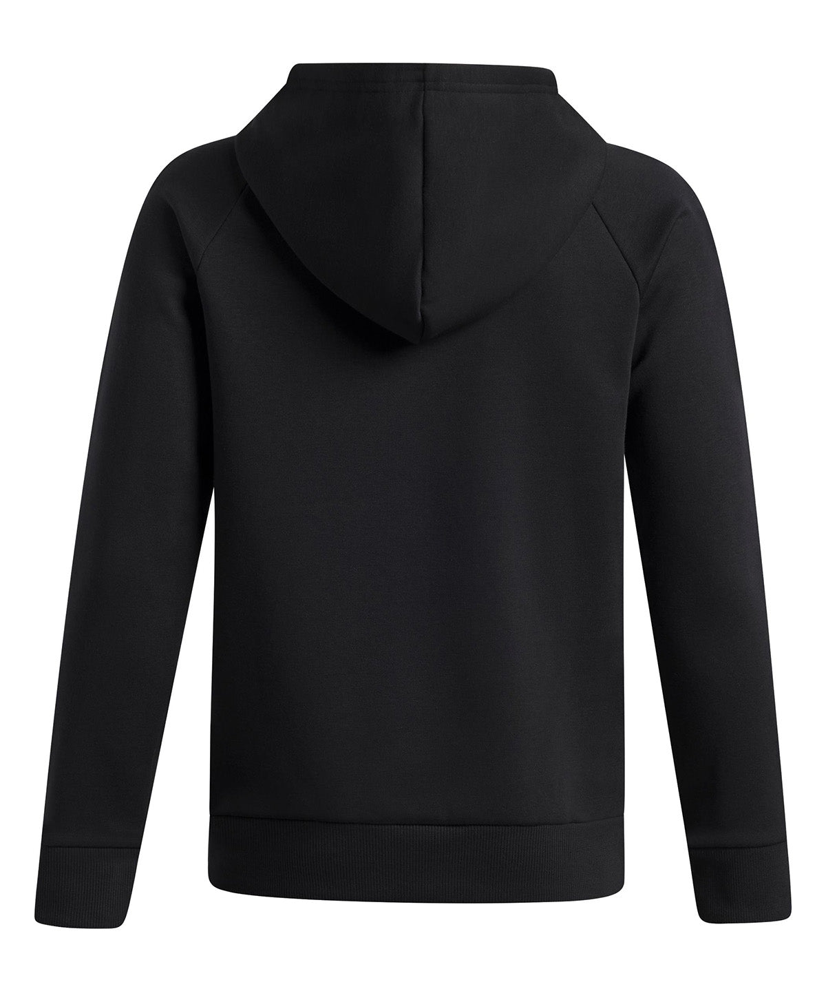 UA Rival Fleece Big Logo Print Fill Poleron negro para niño