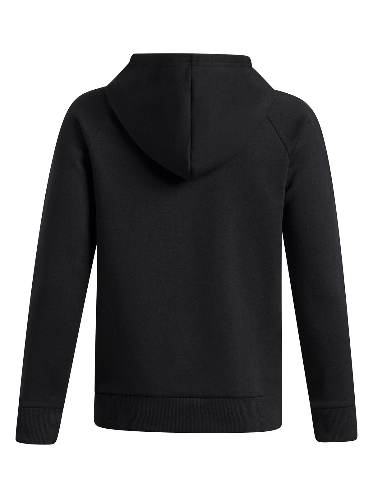 UA Rival Fleece Big Logo Print Fill Poleron negro para niño