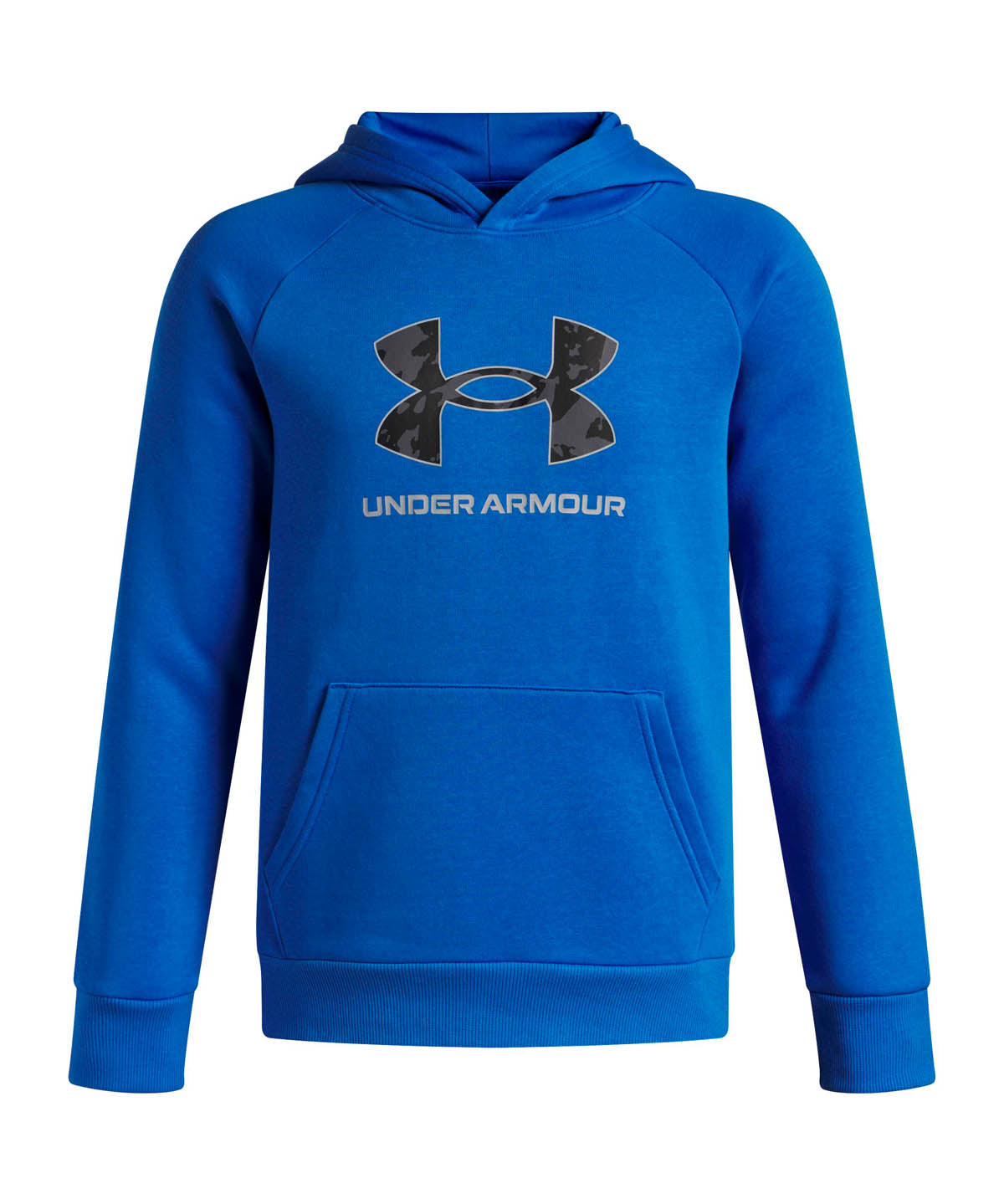Polerón Lifestyle para niño Rival Fleece Big Logo Print Fill Azul Under Armour