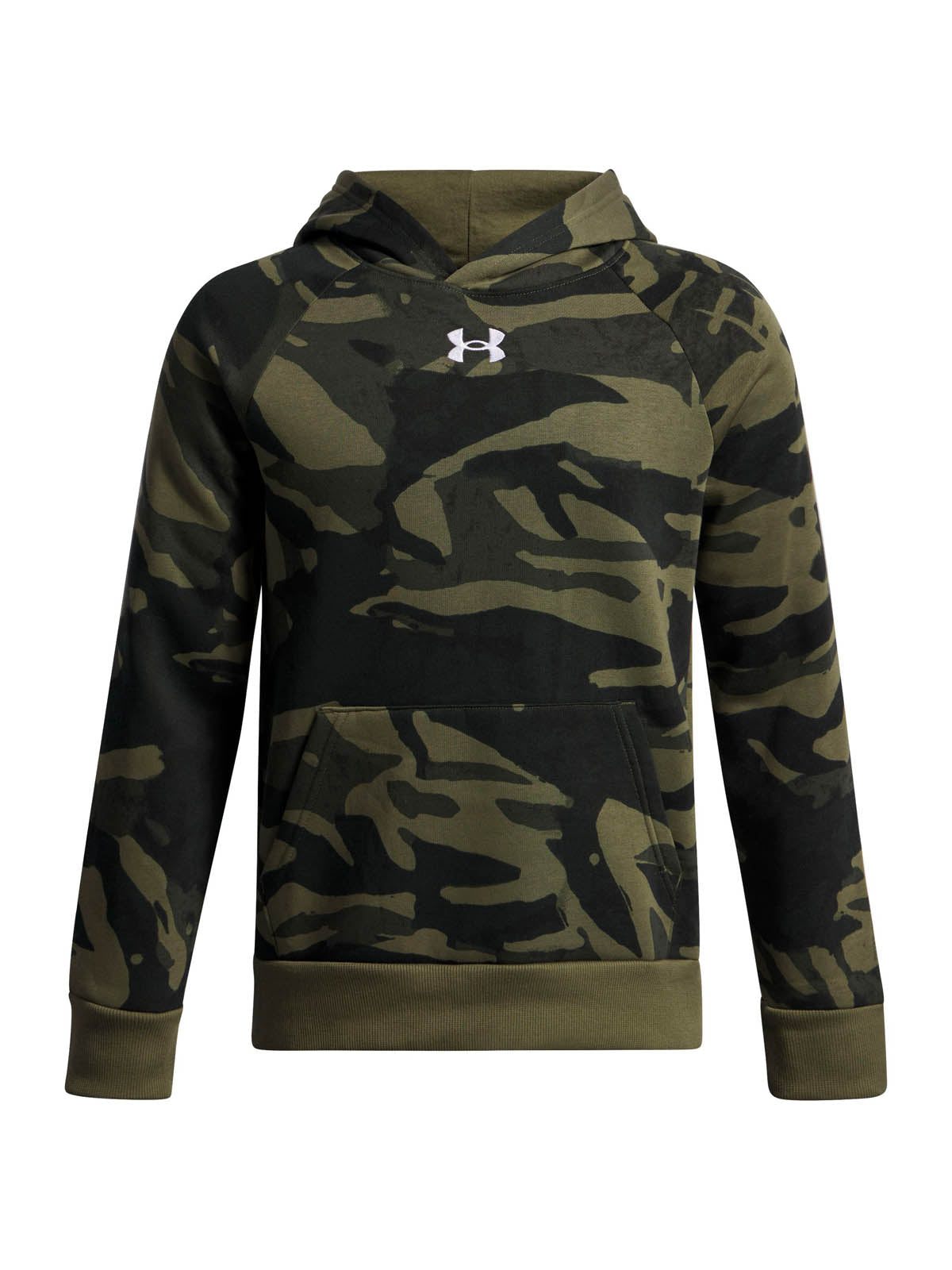 Polerón Lifestyle para niño Rival Fleece Verde Under Armour