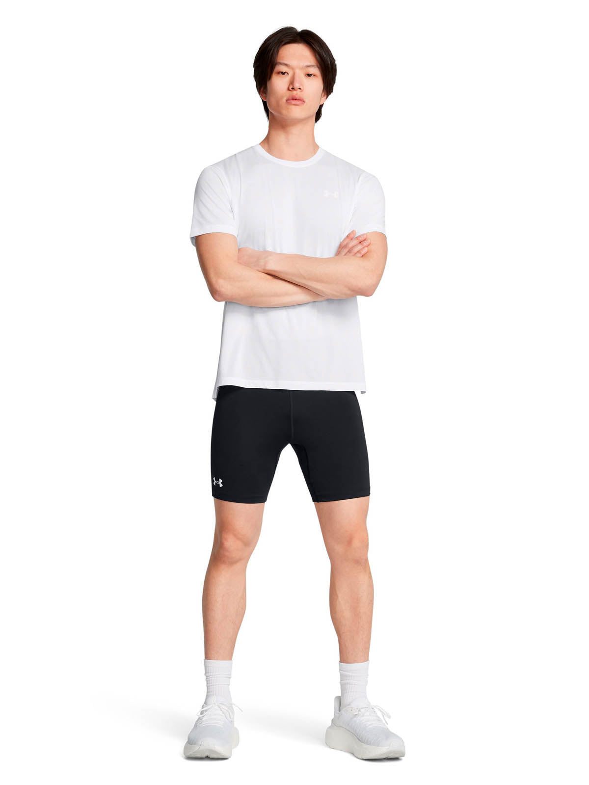 Calzas UA Launch negro para hombre