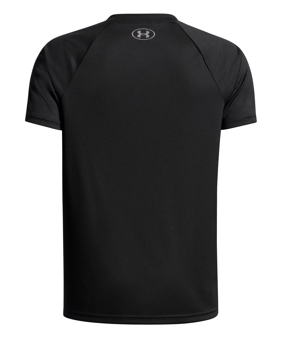 Polera manga corta de Entrenamiento para Niño Tech Hybrid print Negro Under Armour