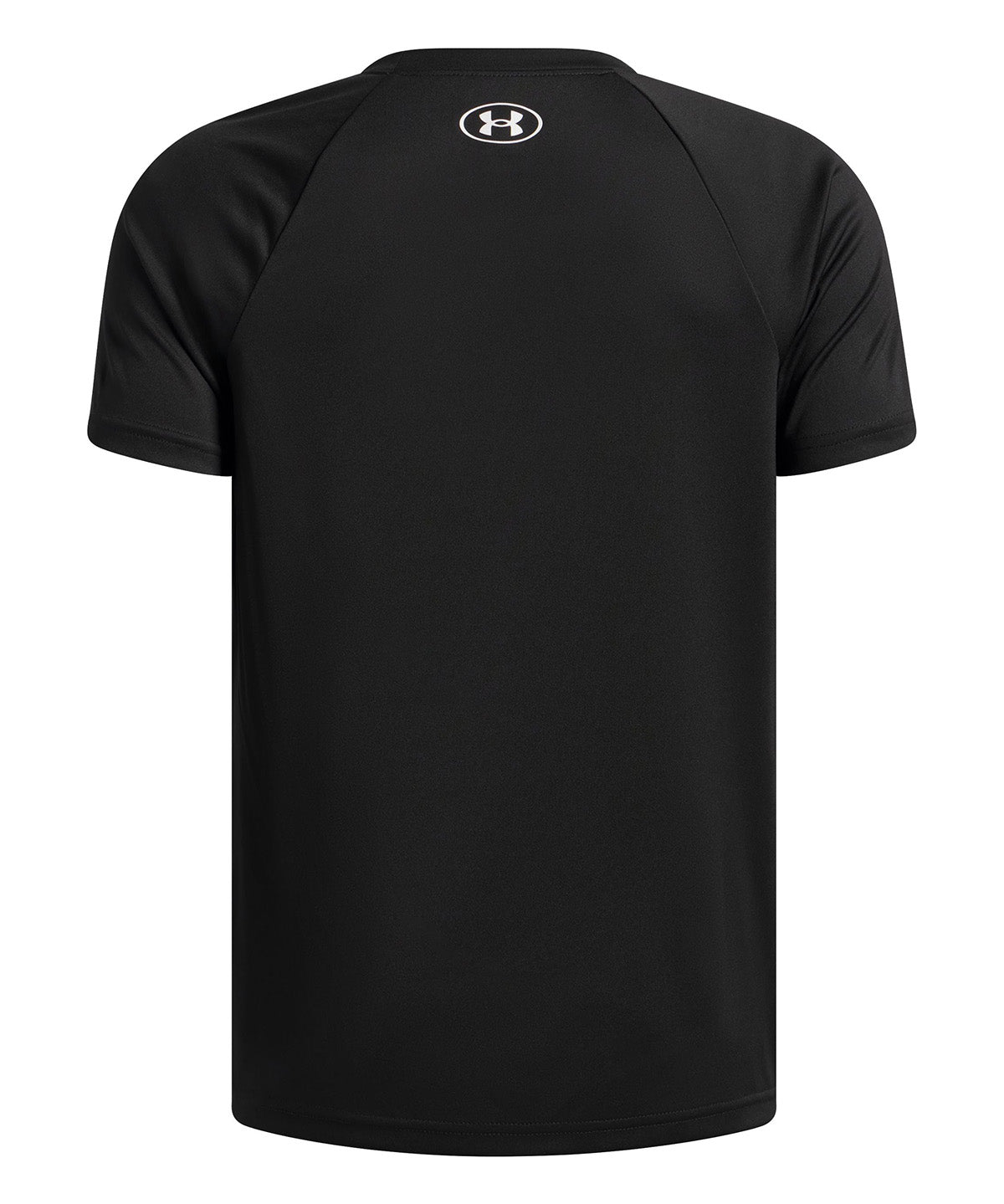 UA Tech Hybrid Print Polera Manga Corta negro para niño