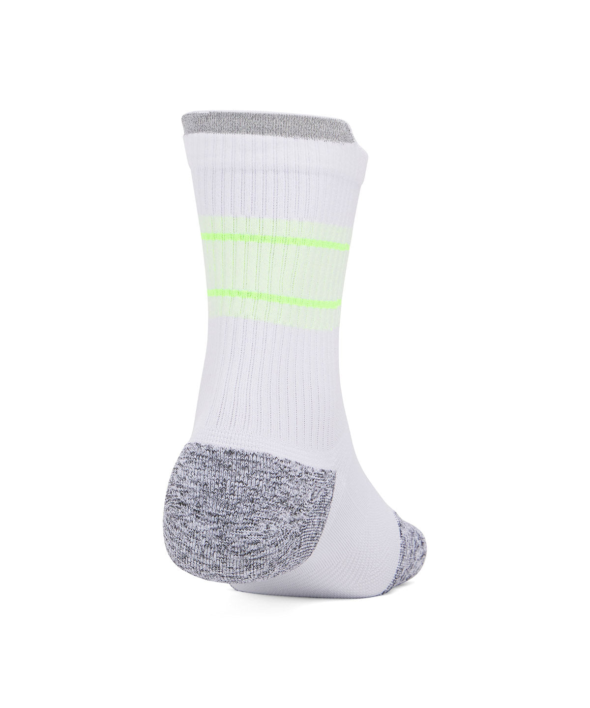 Calcetín unisex Under Armour armourdry® run cushion 3-pack blanco