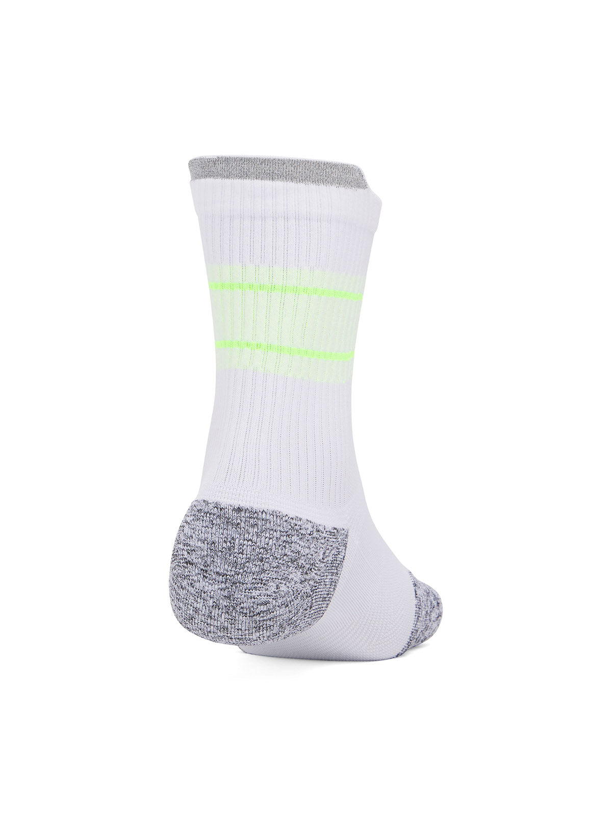 Calcetín unisex Under Armour armourdry® run cushion 3-pack blanco