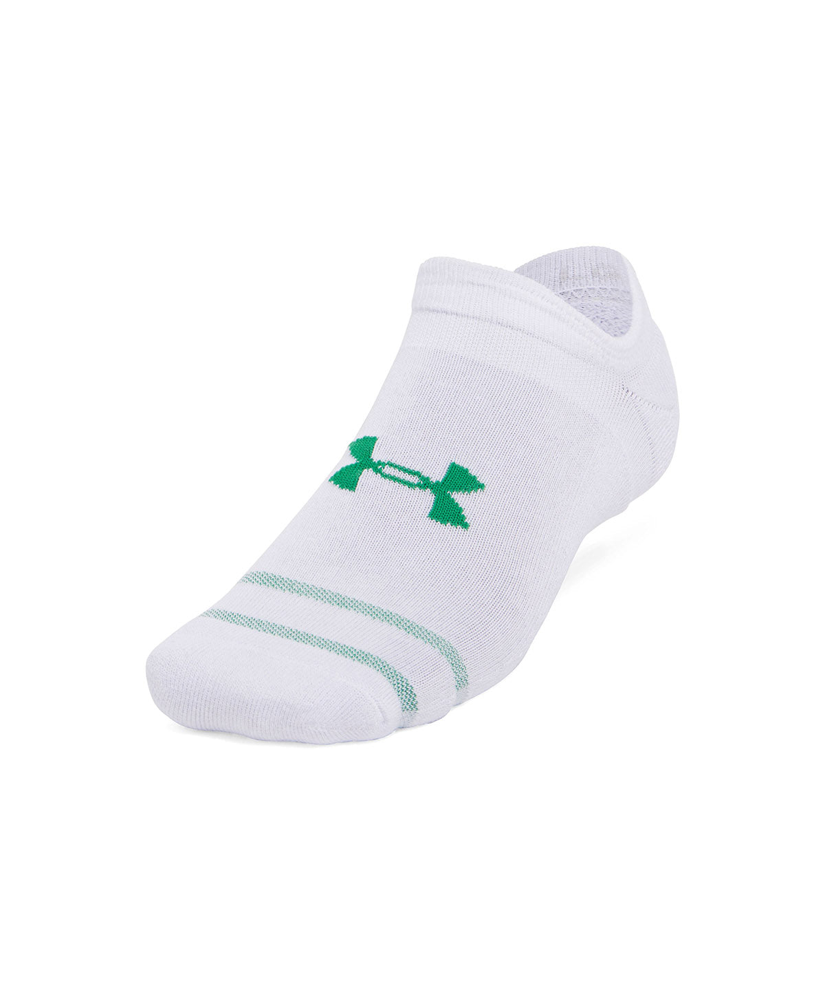 Calcetín unisex Under Armour essential cushion 6-pack no show blanco