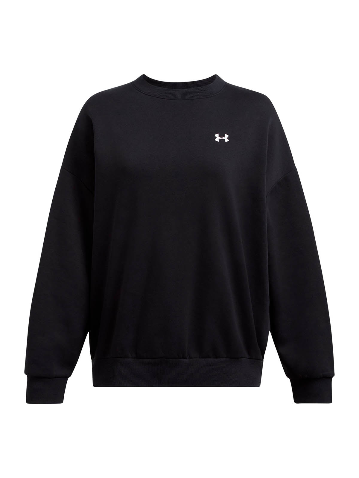 Polerón Lifestyle para mujer Rival Fleece Oversized negro Under Armour