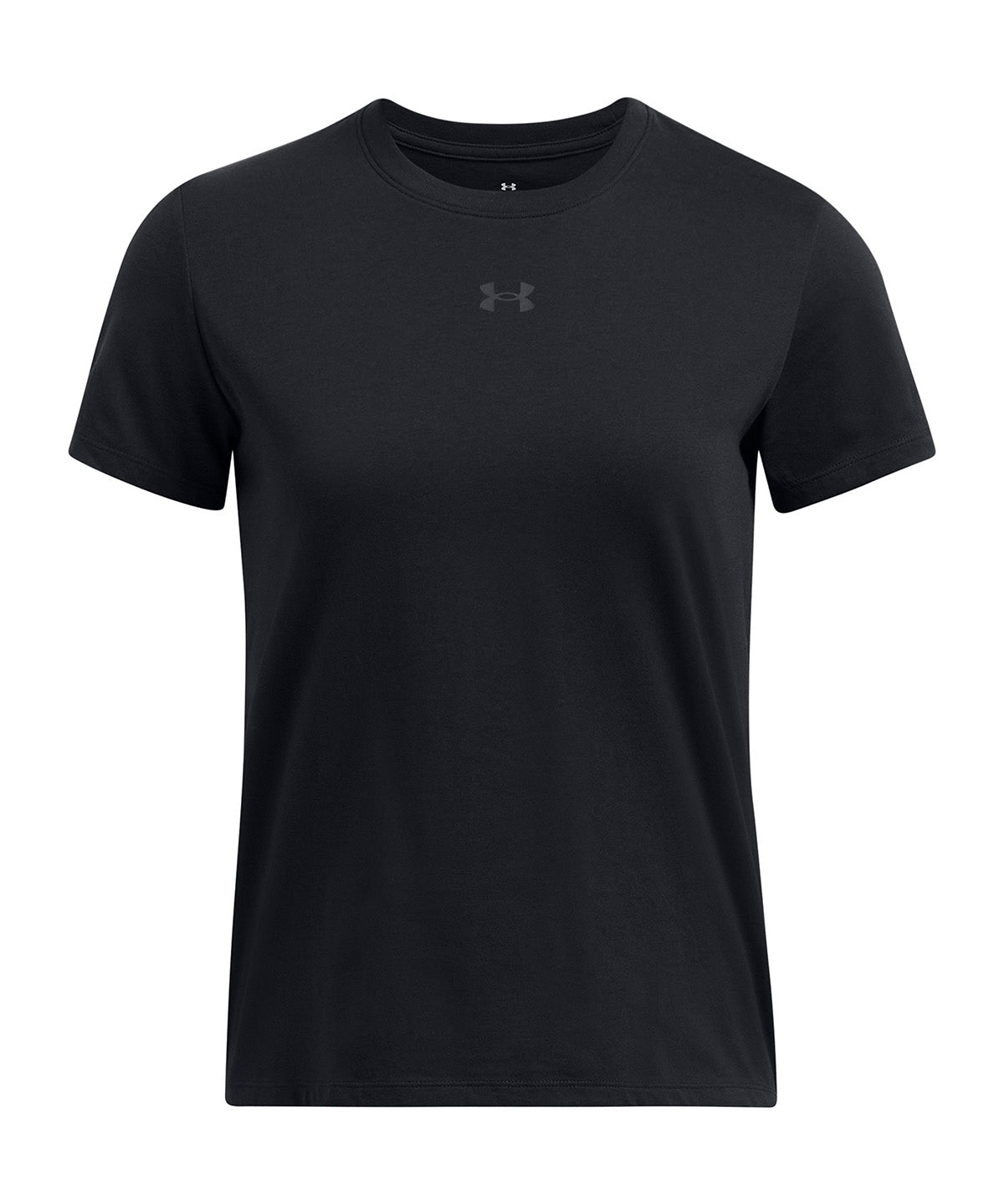 UA Simple Branded Polera Manga Corta negro para mujer