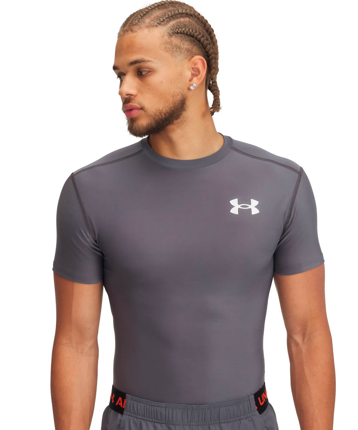 Primera Capa de Entrenamiento para Hombre HG Gris Under Armour
