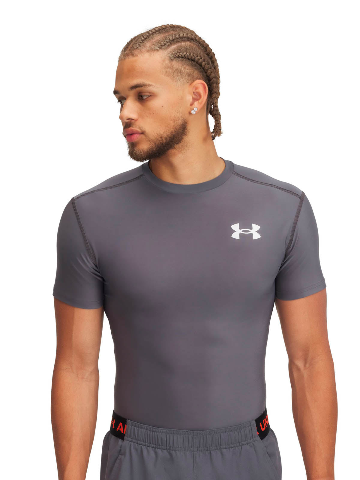 Primera Capa de Entrenamiento para Hombre HG Gris Under Armour