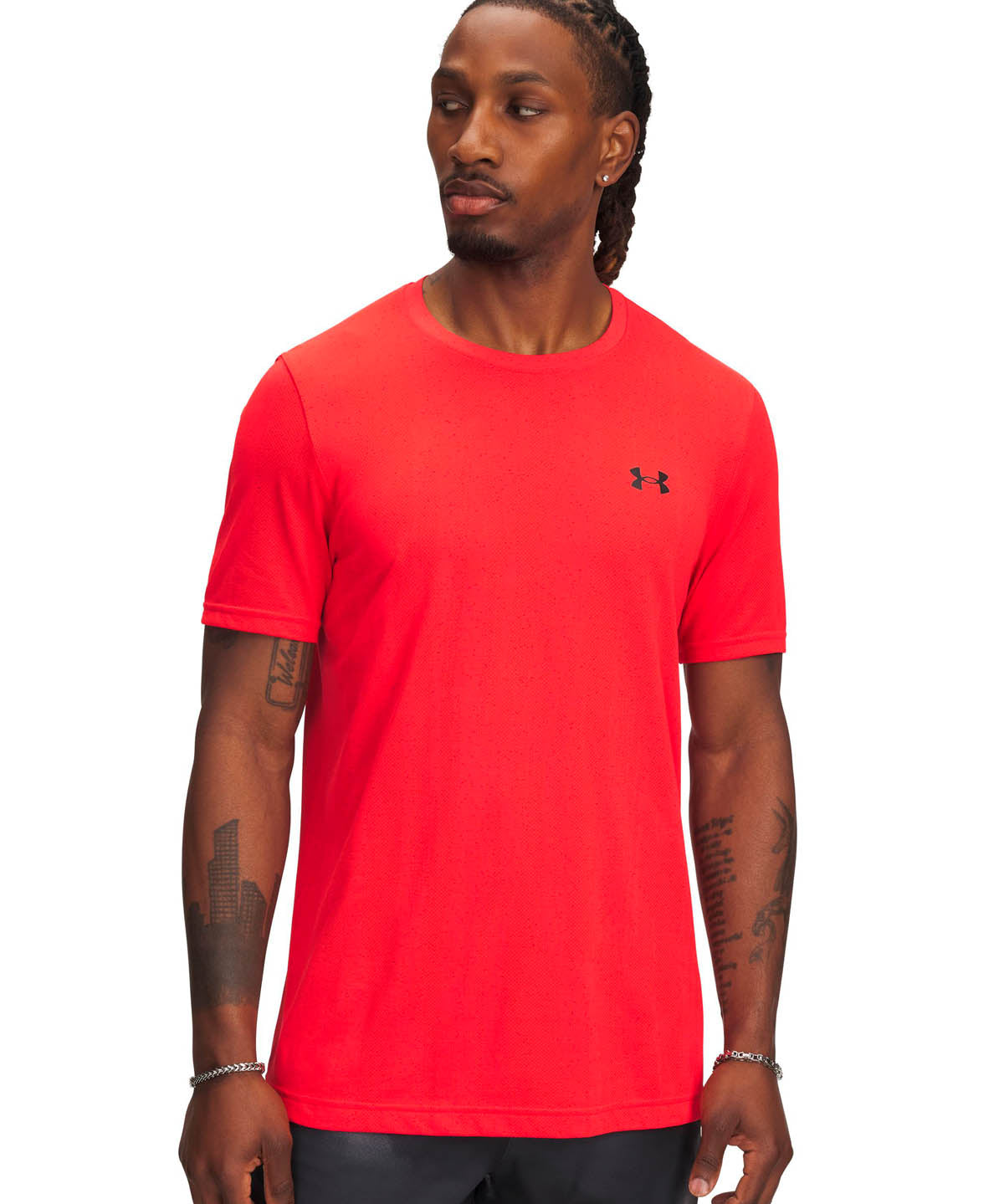 Polera manga corta de entrenamiento para hombre Vanish Seamless rojo Under Armour