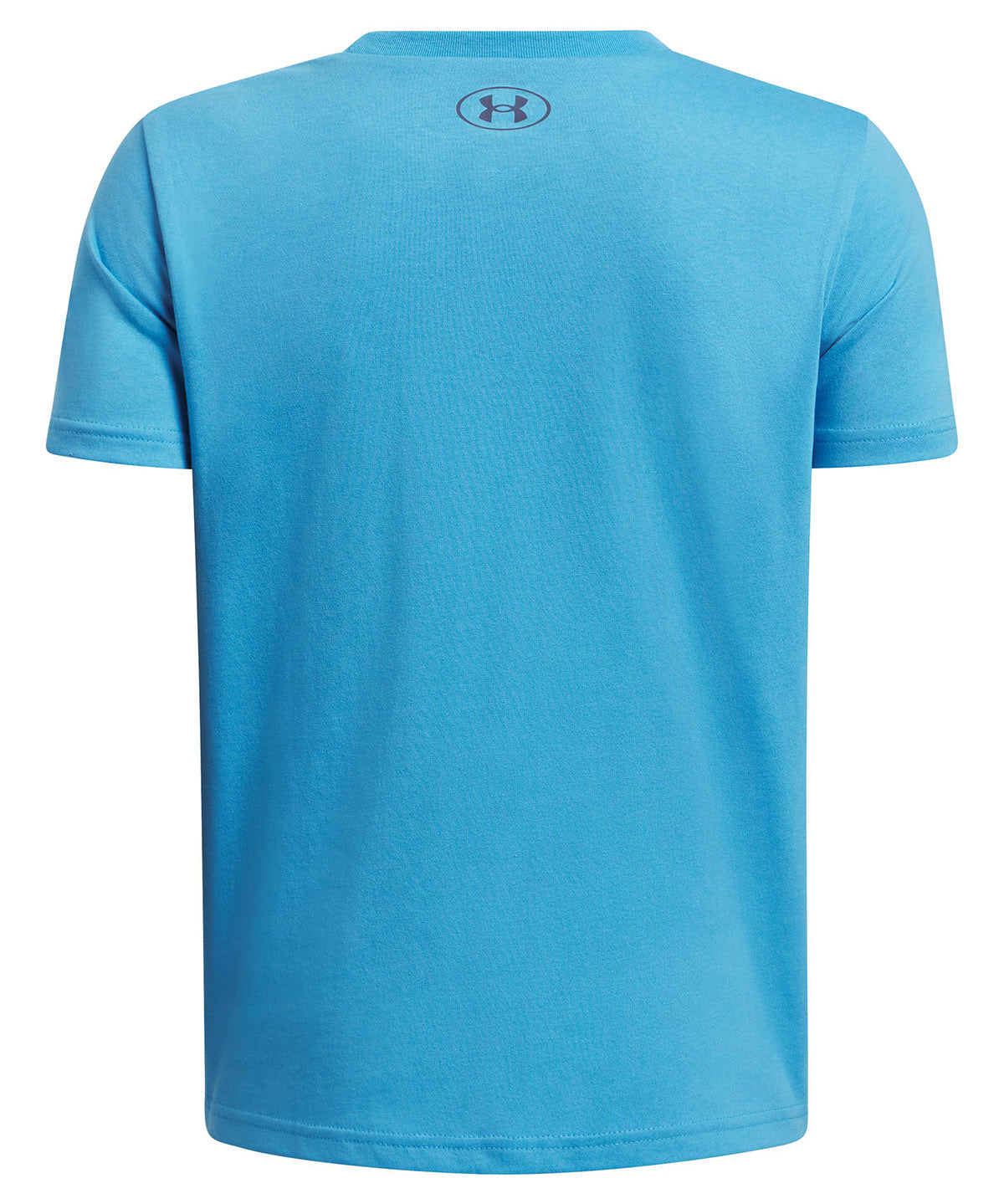 Polera manga corta Under Armour boxed sports azul para niños