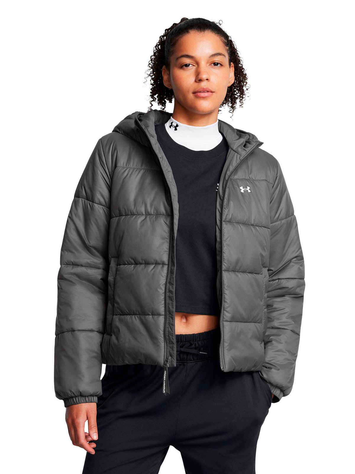 Chaqueta Under Armour ligera Insulada gris para mujer