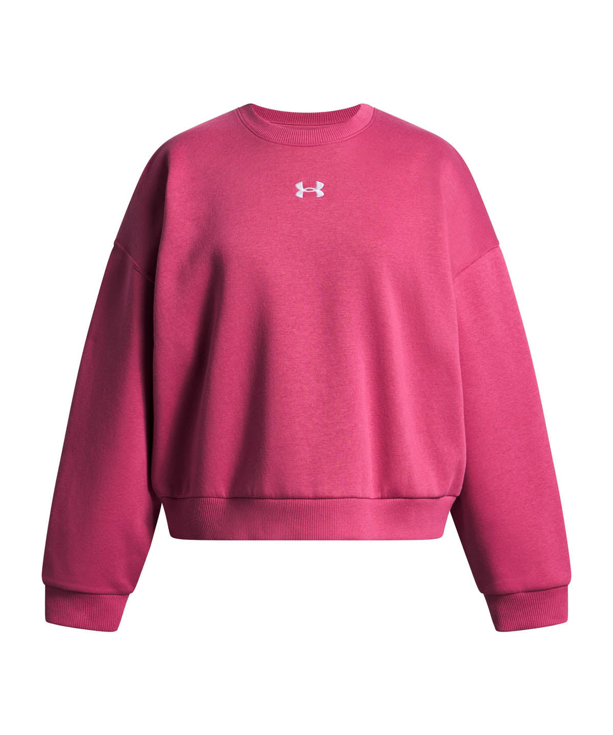 Polerón Lifestyle para niña Rival Fleece Oversized rojo Under Armour
