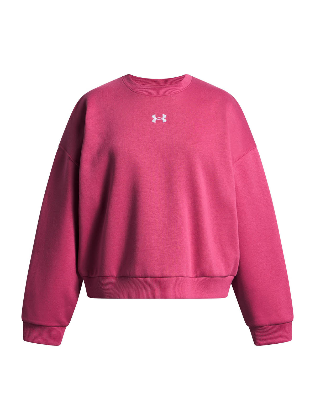 Polerón Lifestyle para niña Rival Fleece Oversized rojo Under Armour
