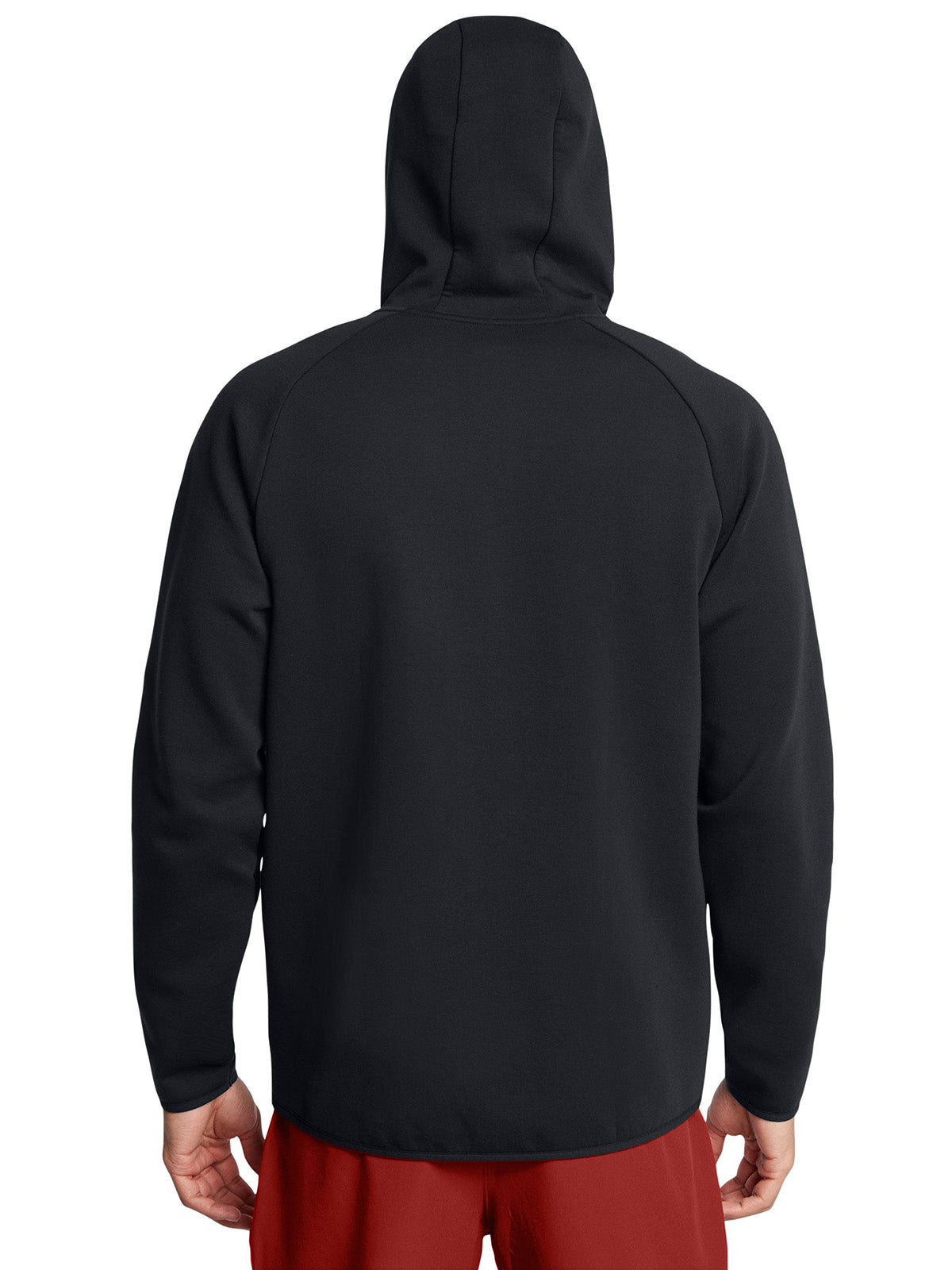 UA Unstoppable Fleece Full Zip Poleron negro para hombre