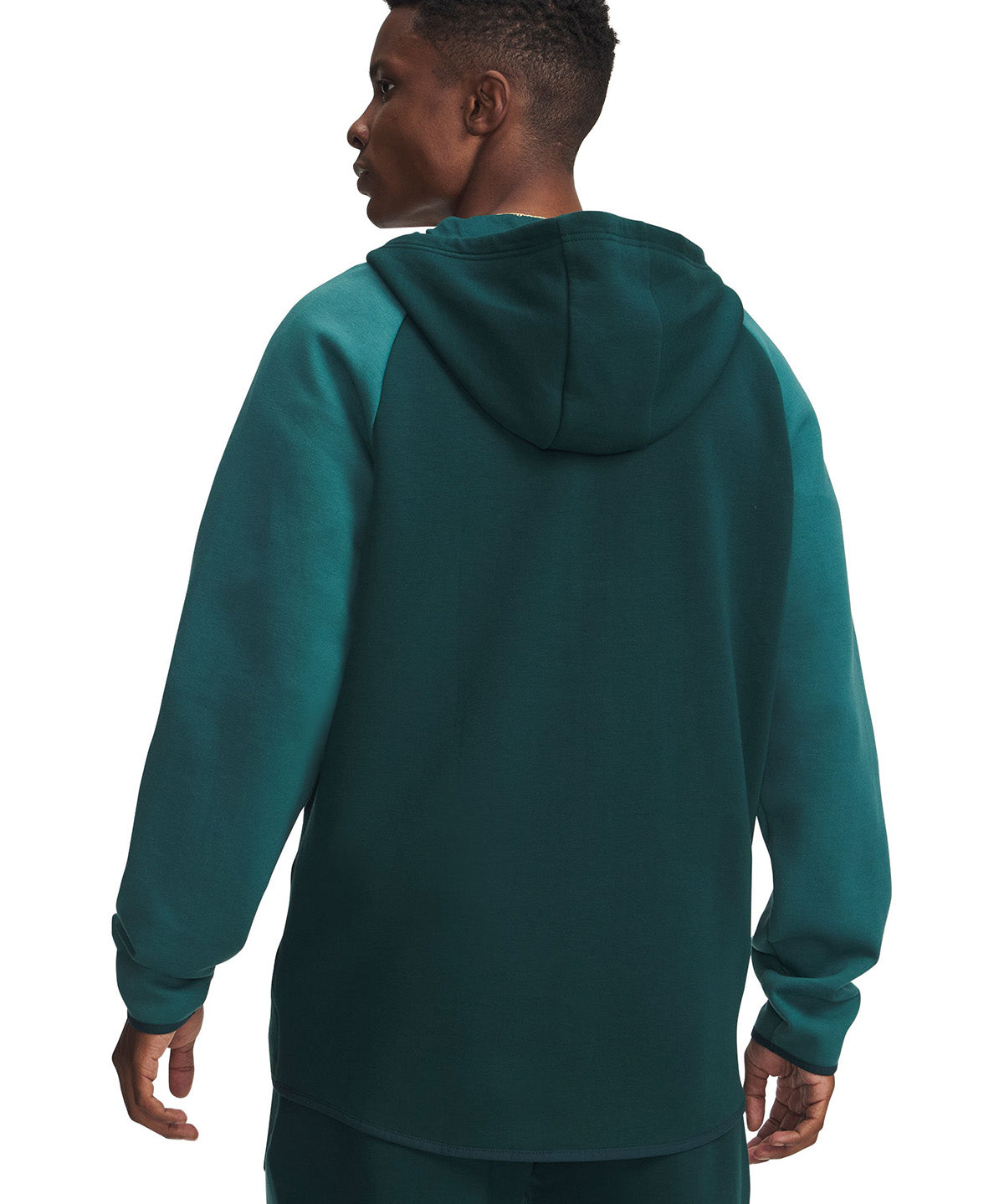 UA Unstoppable Fleece Full Zip Poleron verde para hombre
