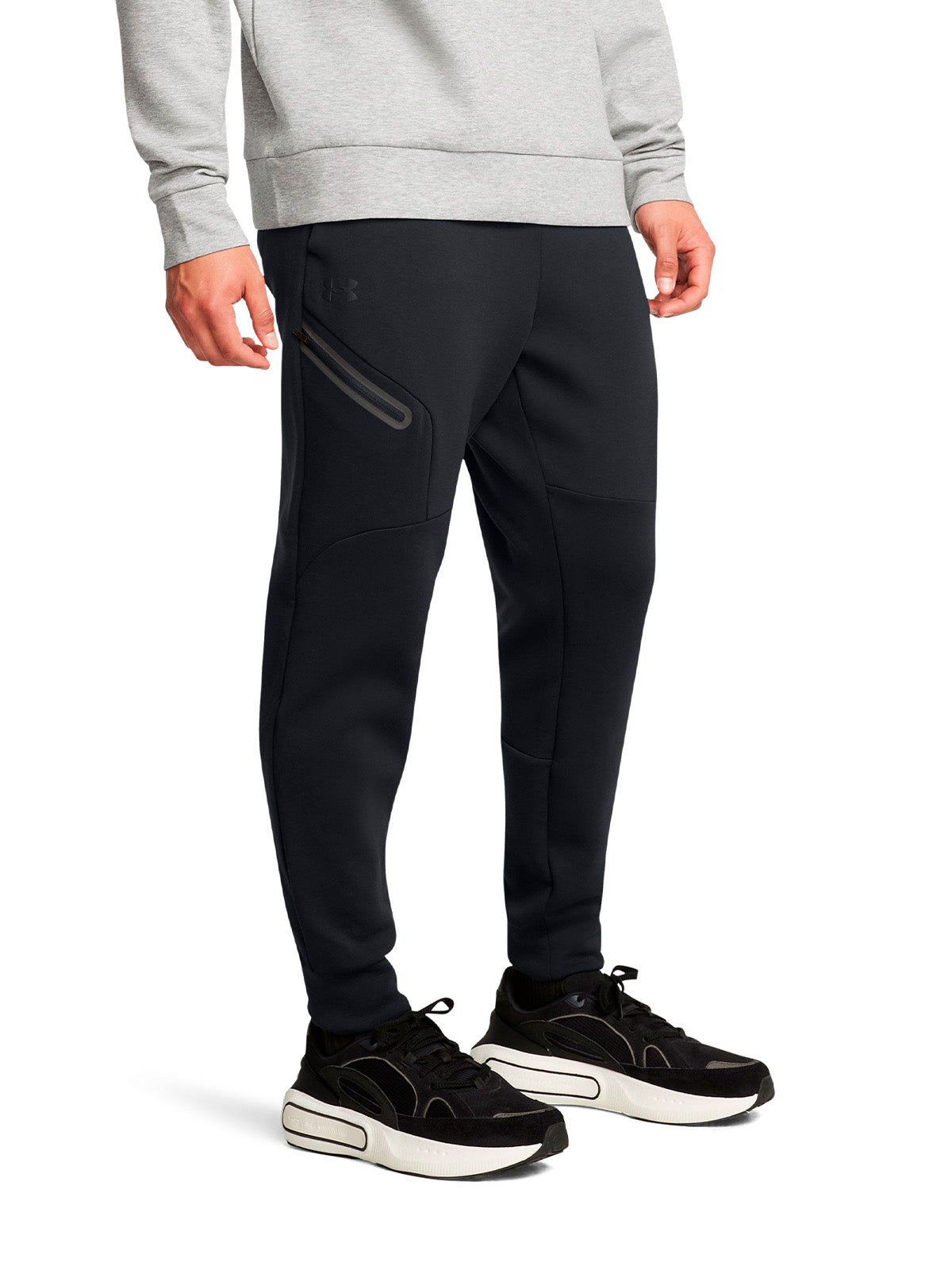 UA Unstoppable Fleece negro para hombre
