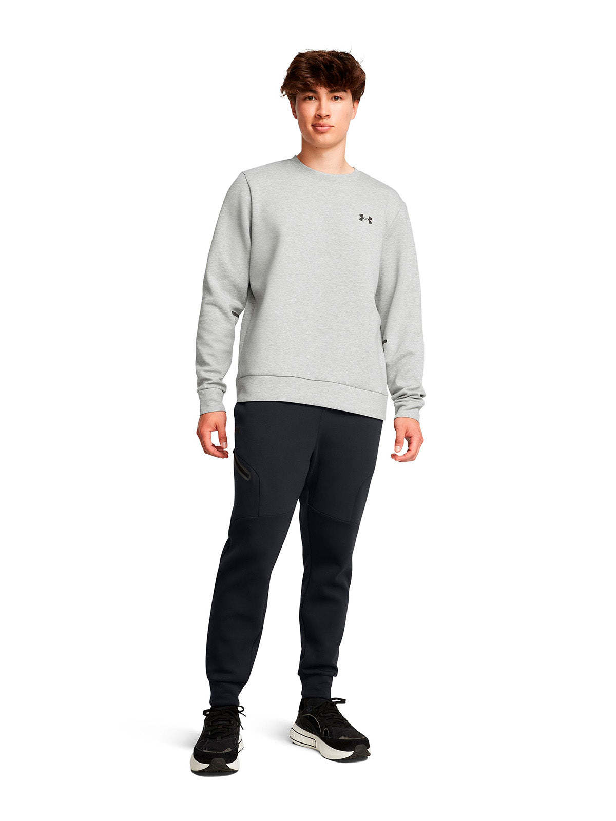 UA Unstoppable Fleece negro para hombre