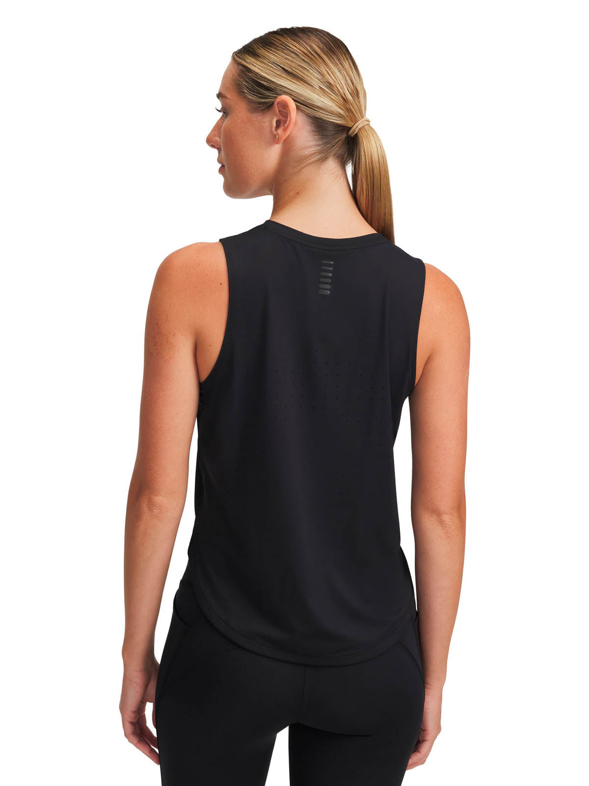 Polera sin mangas Running para mujer Launch Elite negro Under Armour