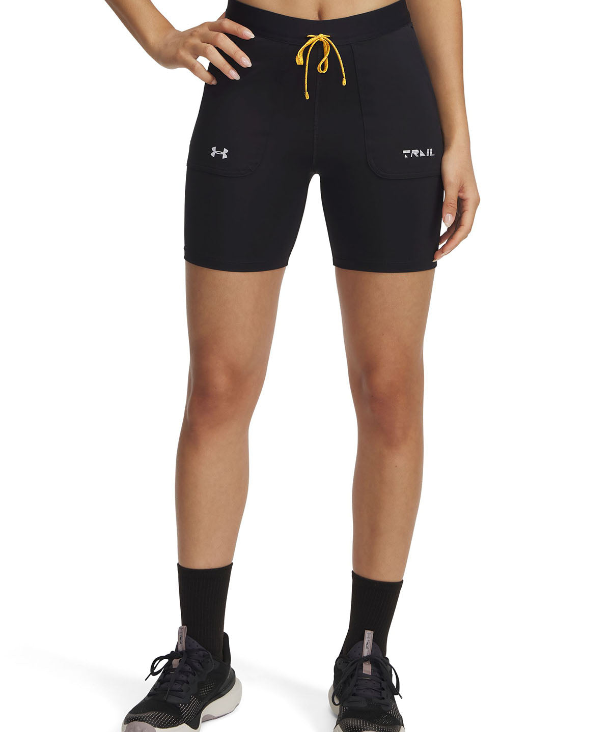 Calzas UA Trail Run Fitted negro para mujer