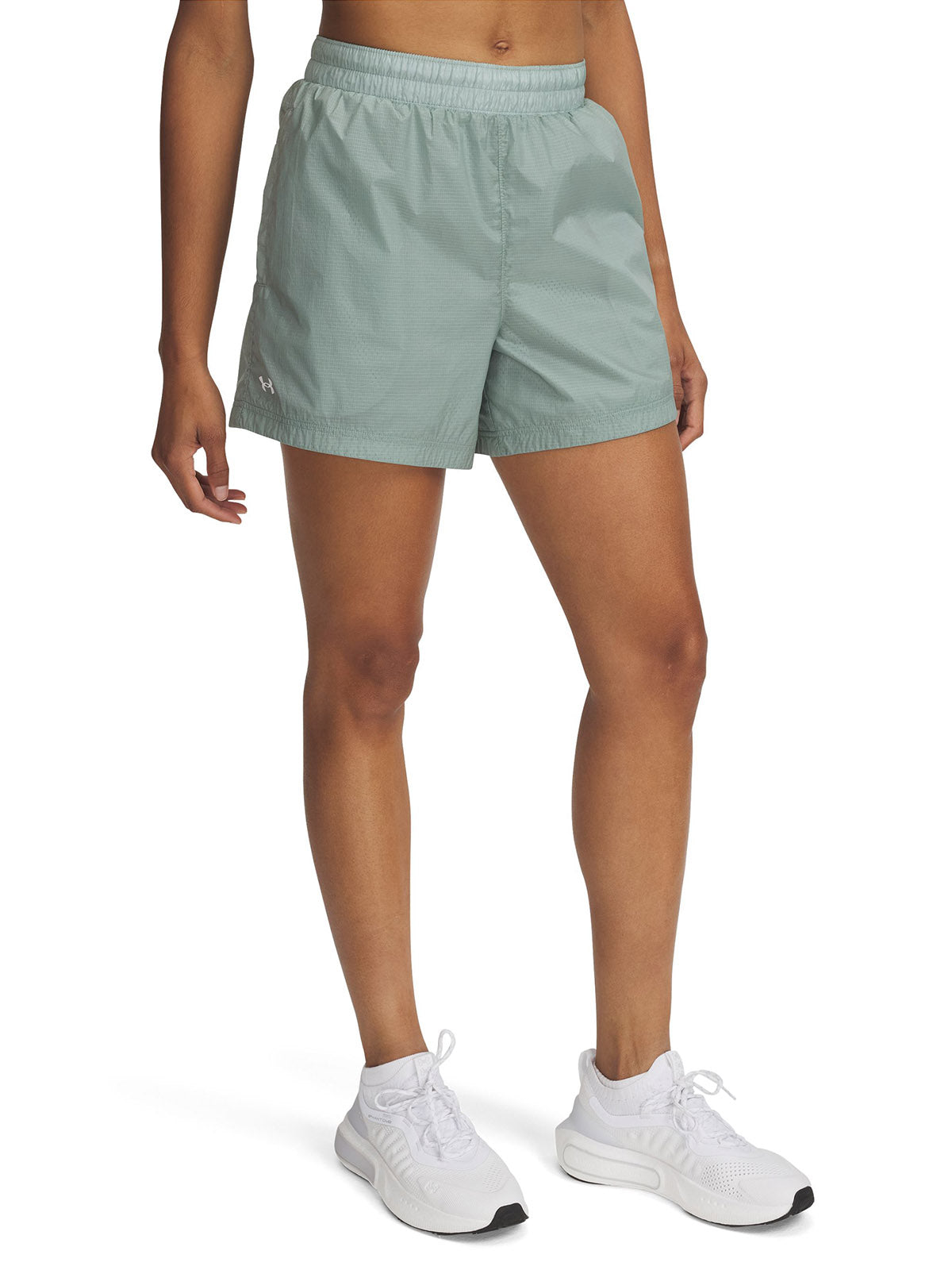 Shorts Under Armour Rival Woven verde para mujer