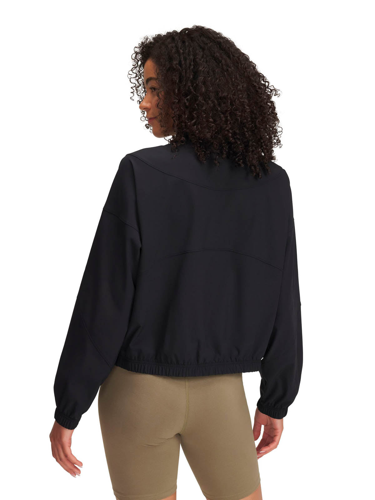 Chaqueta Lifestyle para mujer Rival Woven negro Under Armour