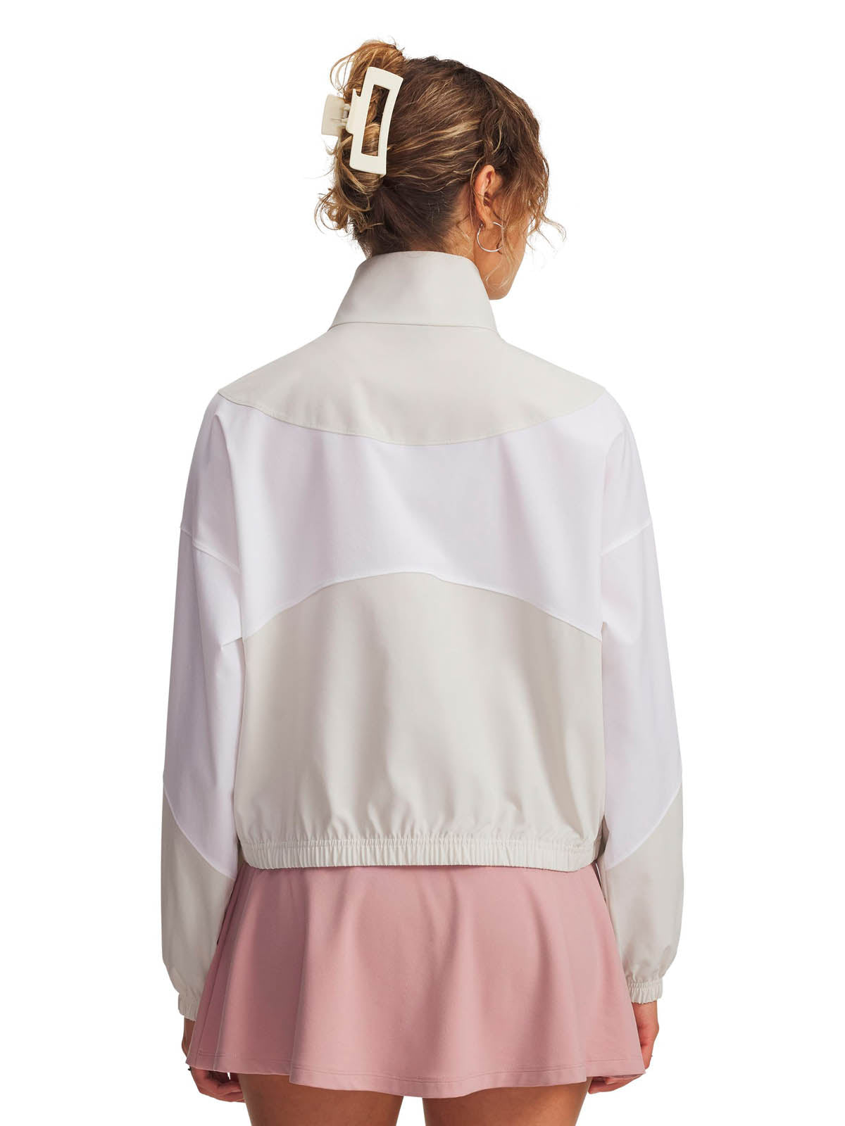 Chaqueta Lifestyle para mujer Rival Woven blanco Under Armour