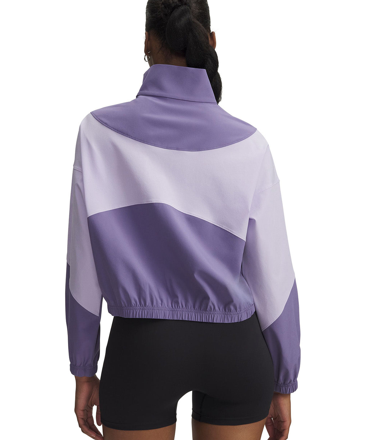 UA Rival Woven Chaqueta morado para mujer