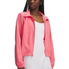 UA Rival Woven Chaqueta rosado para mujer