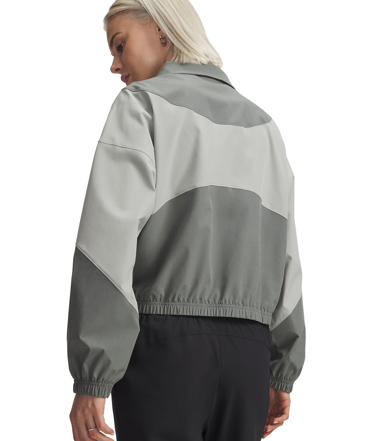 UA Rival Woven Chaqueta verde para mujer