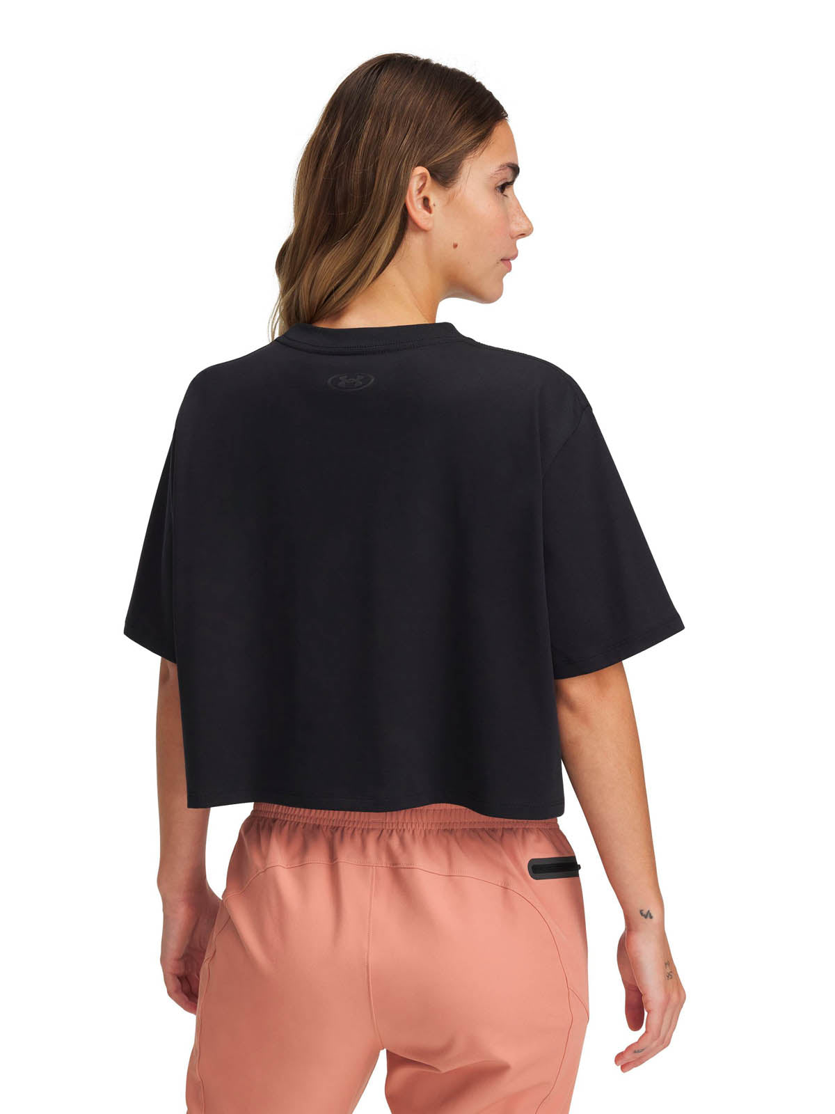 Polera manga corta Under Armour Rival negro para mujer