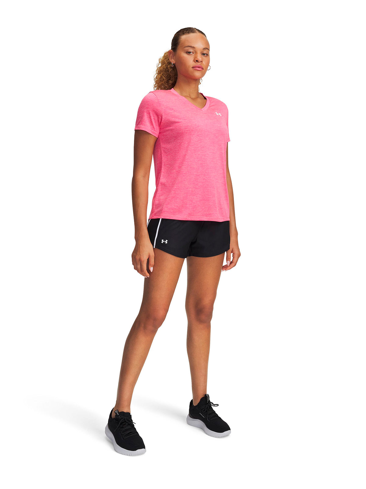 Short UA Tech Play Up negra para mujer