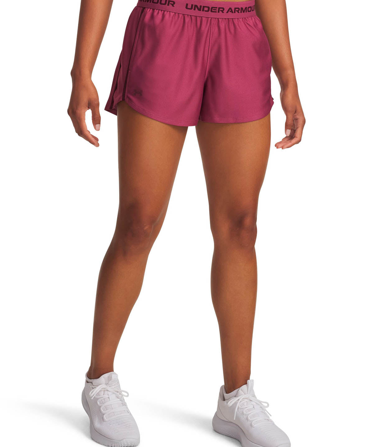 Short de entrenamiento para mujer Tech Play Up rojo Under Armour