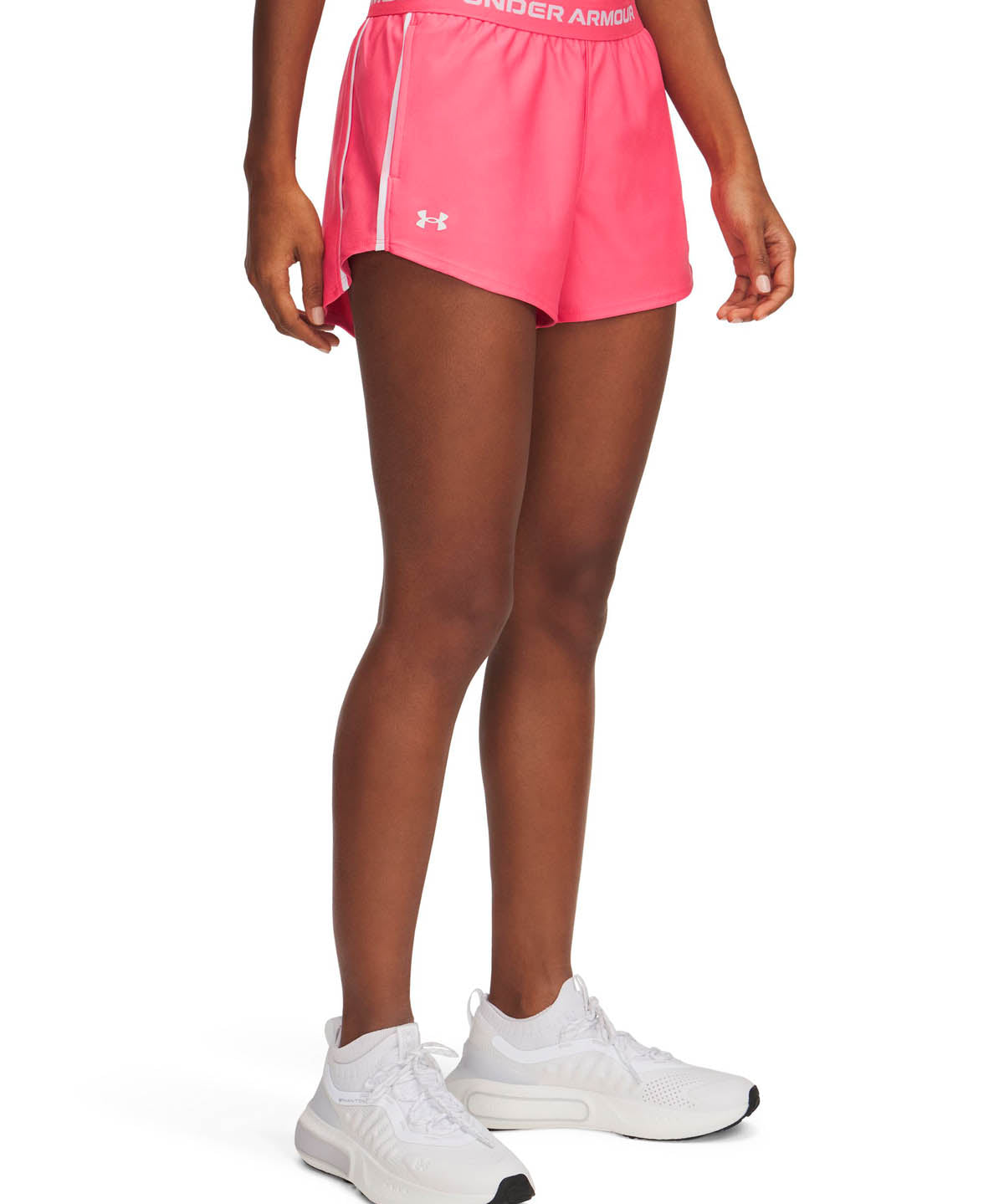 Shorts UA Tech Play Up rosado para mujer