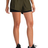 Short de entrenamiento para mujer Tech Play Up 2-in-1 verde Under Armour
