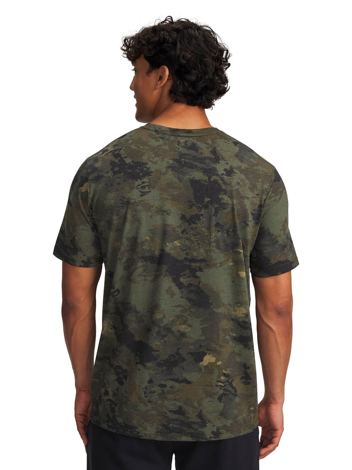 Polera manga corta de entrenamiento para hombre Project Rock verde Under Armour