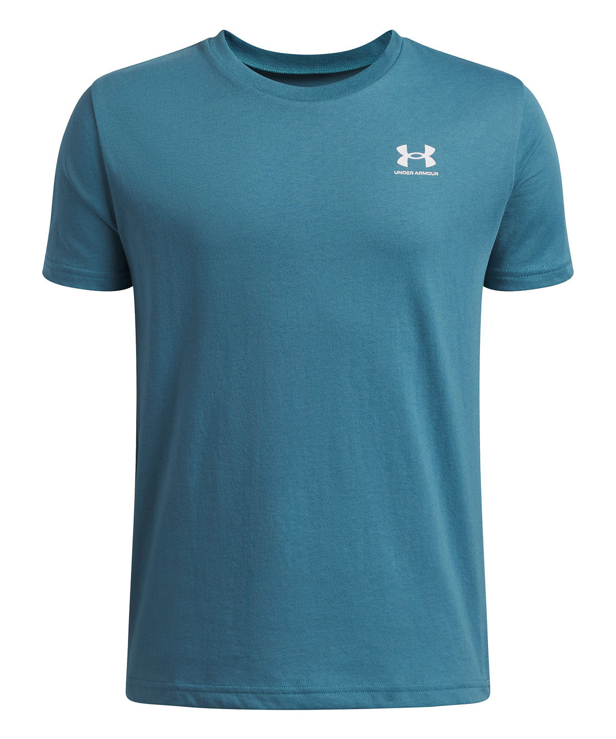 UA Sportstyle Left Chest Polera Manga Corta azul para niño