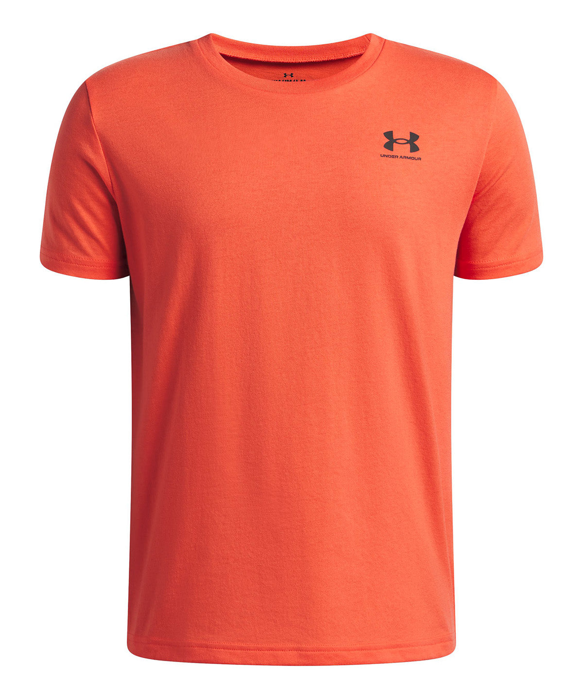 UA Sportstyle Left Chest Polera Manga Corta roja para niño