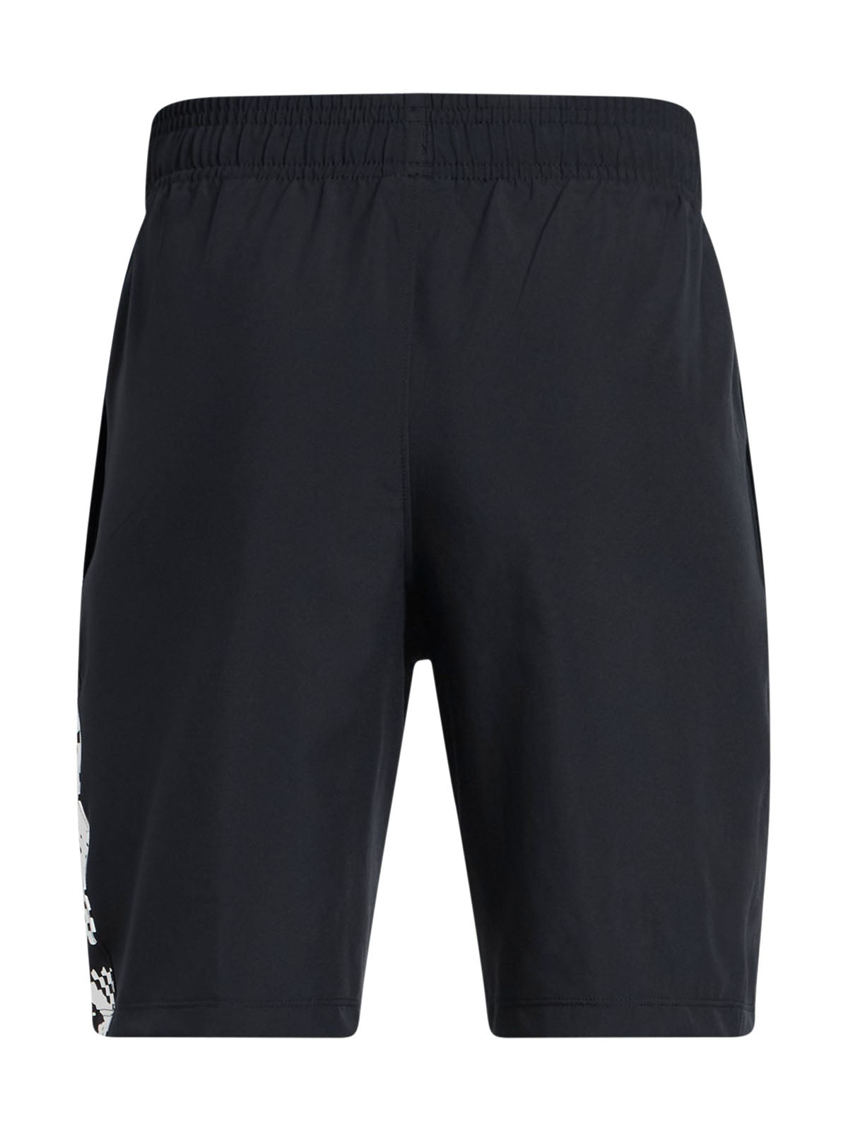 Shorts UA Tech Woven Graphic negro para niño