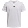 Polera manga corta Under Armour big win blanco para niños