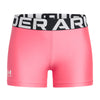 Calzas shorty Heatgear rosado para niñas Under Armour