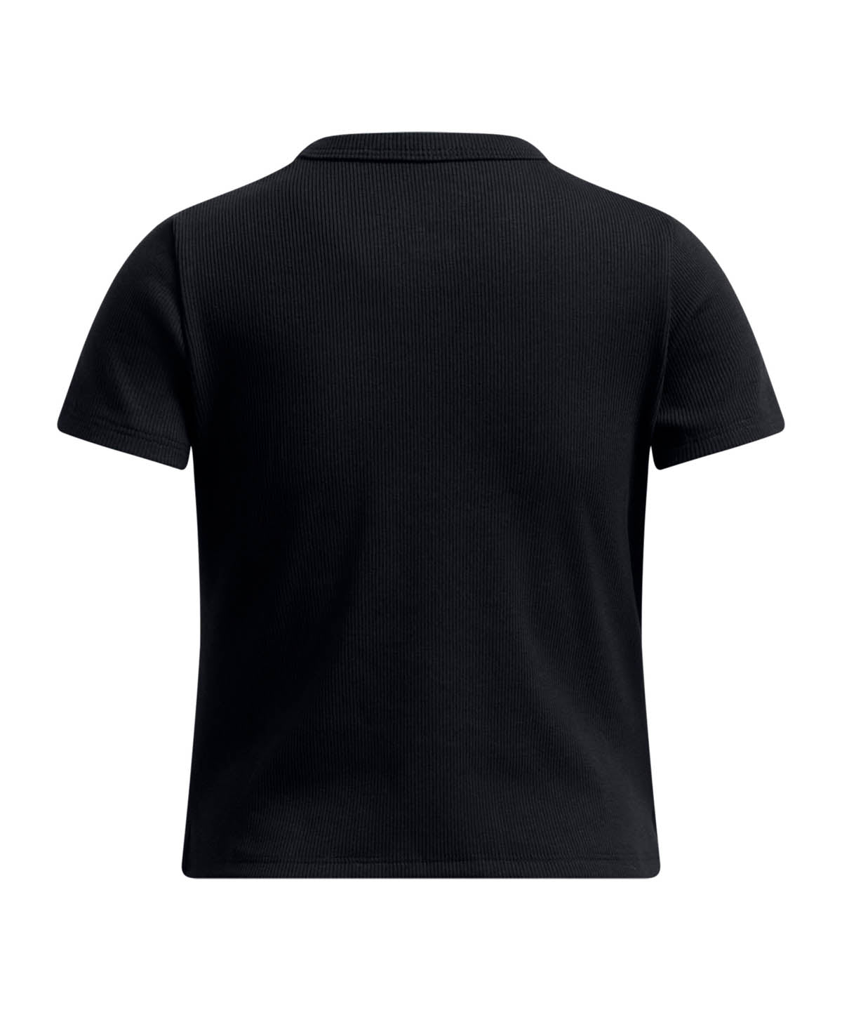 Polera manga corta Lifestyle para niña Rival Rib negro Under Armour