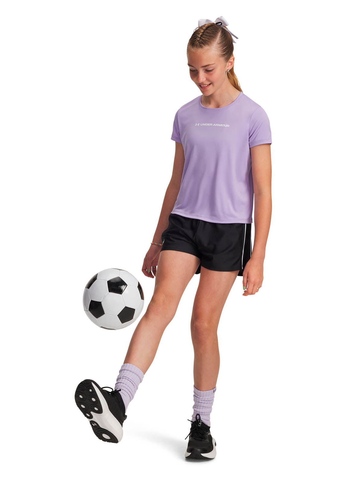 Short de Entrenamiento para Niña Tech Negro Under Armour