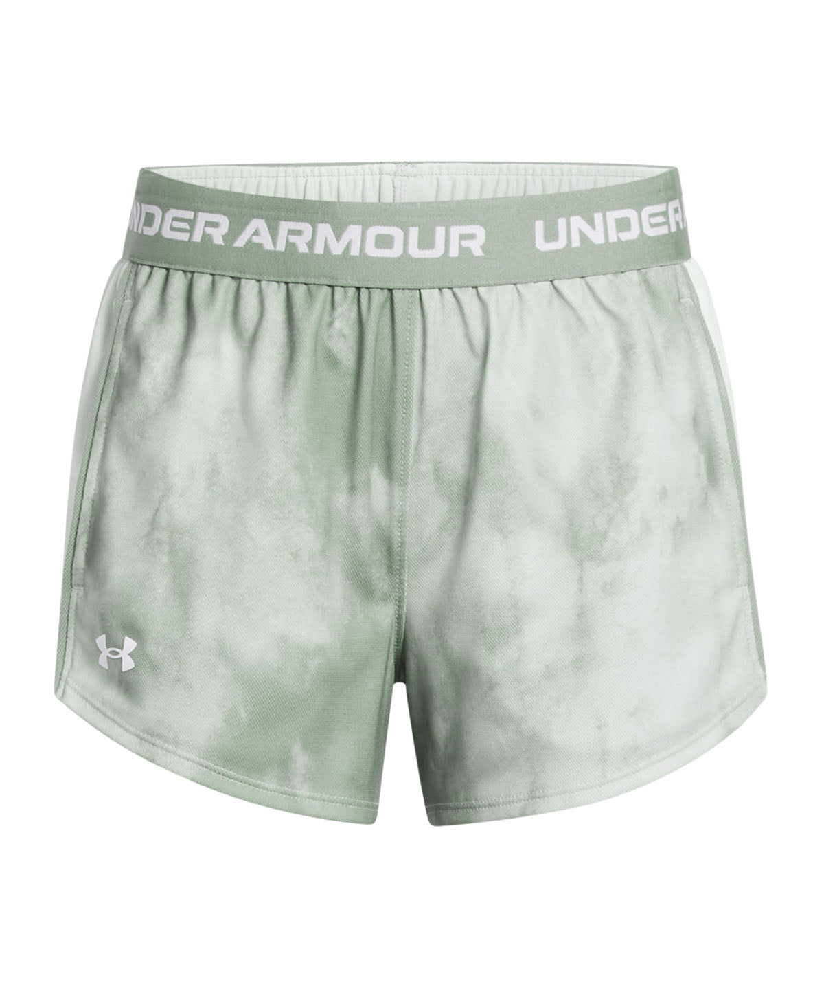Shorts UA Tech Play Up Printed verde para niña