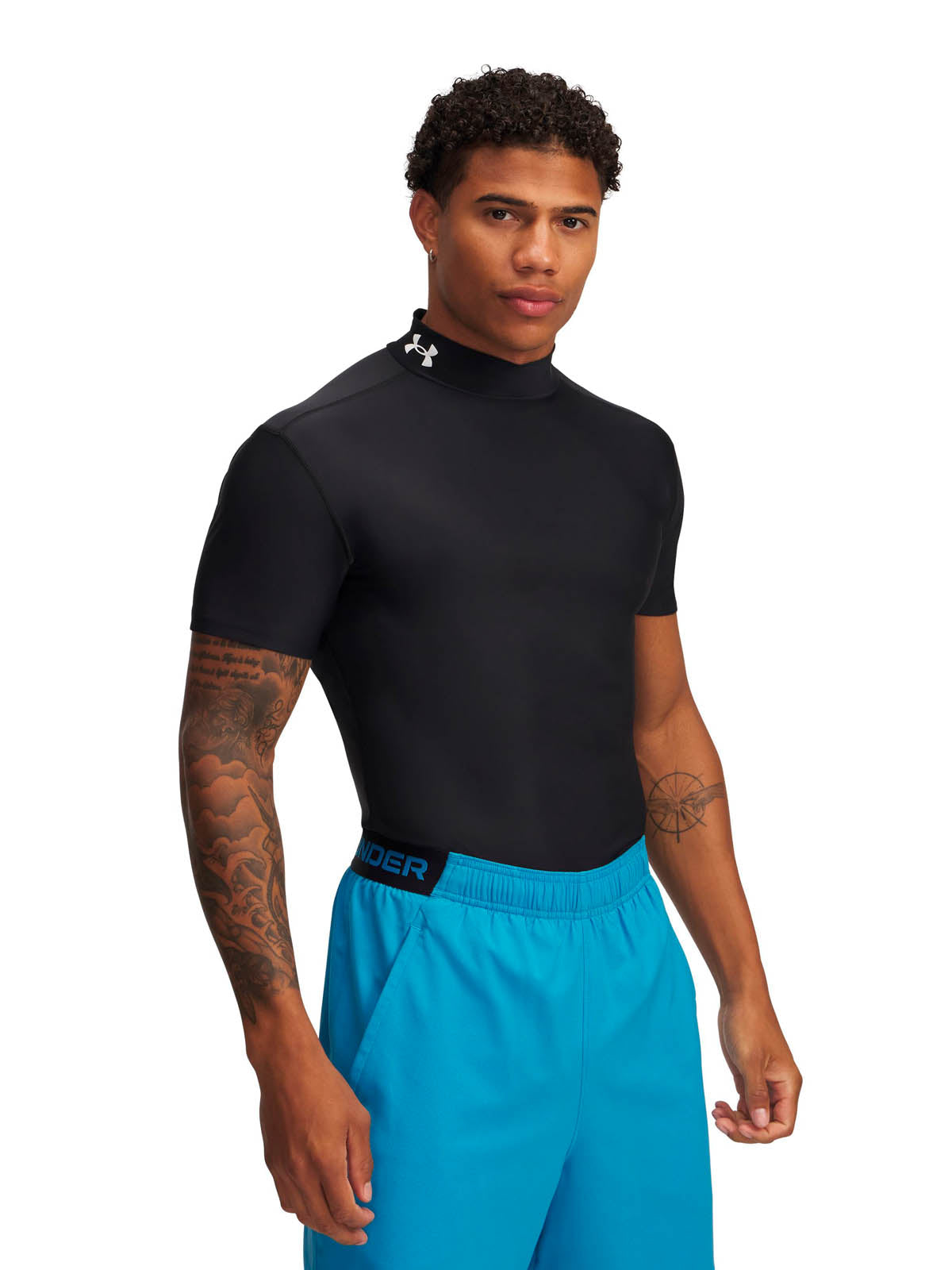 Primera Capa de Entrenamiento para Hombre HG Mock Negro Under Armour