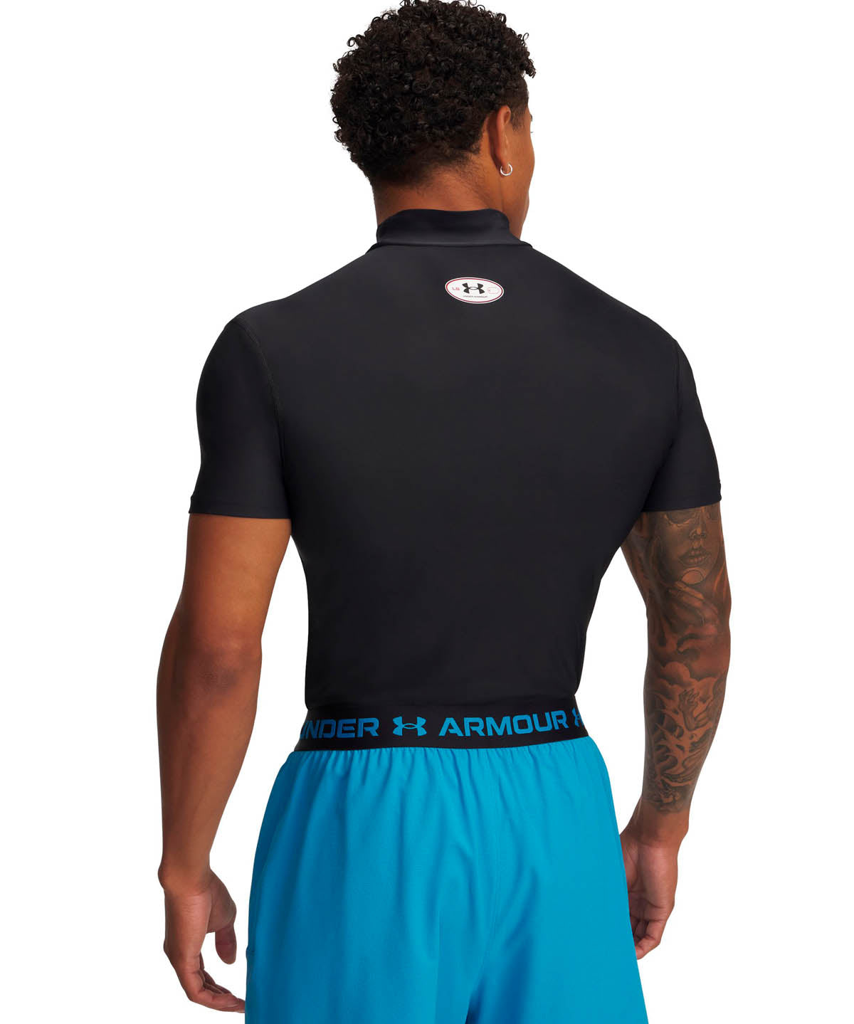 Primera Capa de Entrenamiento para Hombre HG Mock Negro Under Armour
