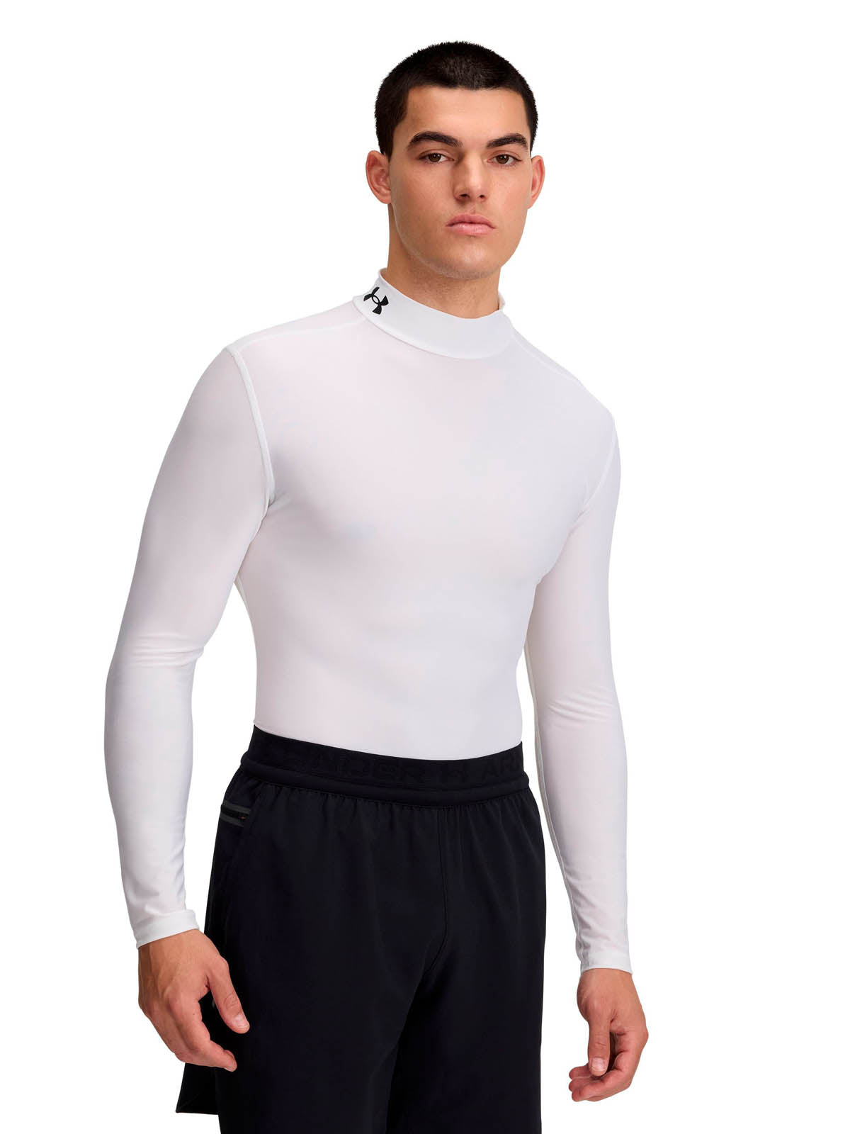 Primera Capa de Entrenamiento para Hombre HG Mock Blanco Under Armour