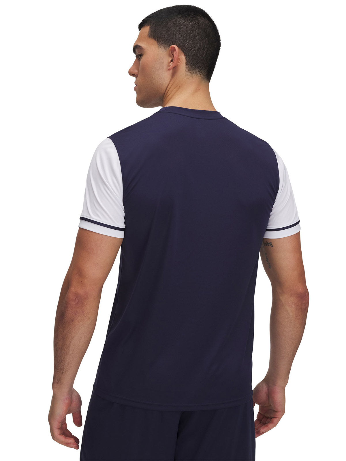 Polera manga corta UA Challenger azul para hombre