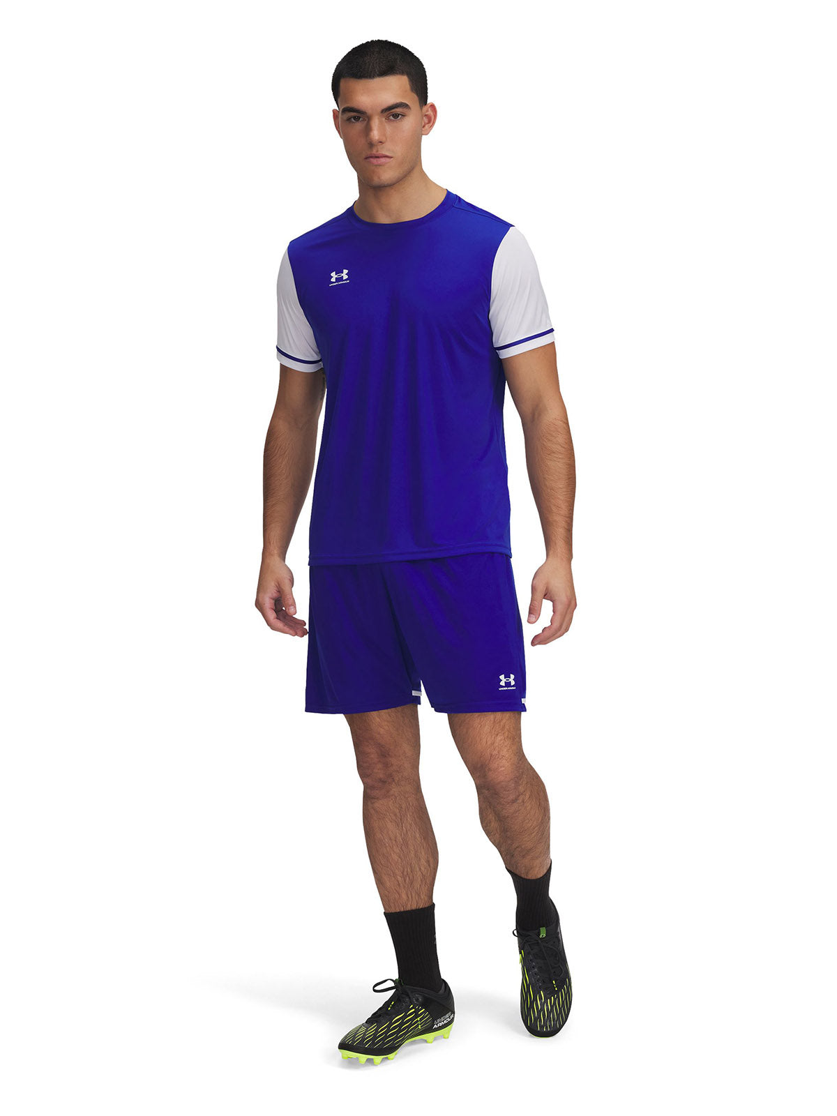 Shorts UA Challenger azul para hombre